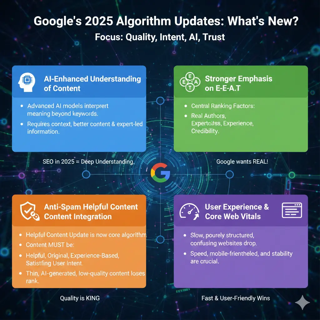 How Google’s rearmost Algorithm Updates Are Changing SEO in 2025 
