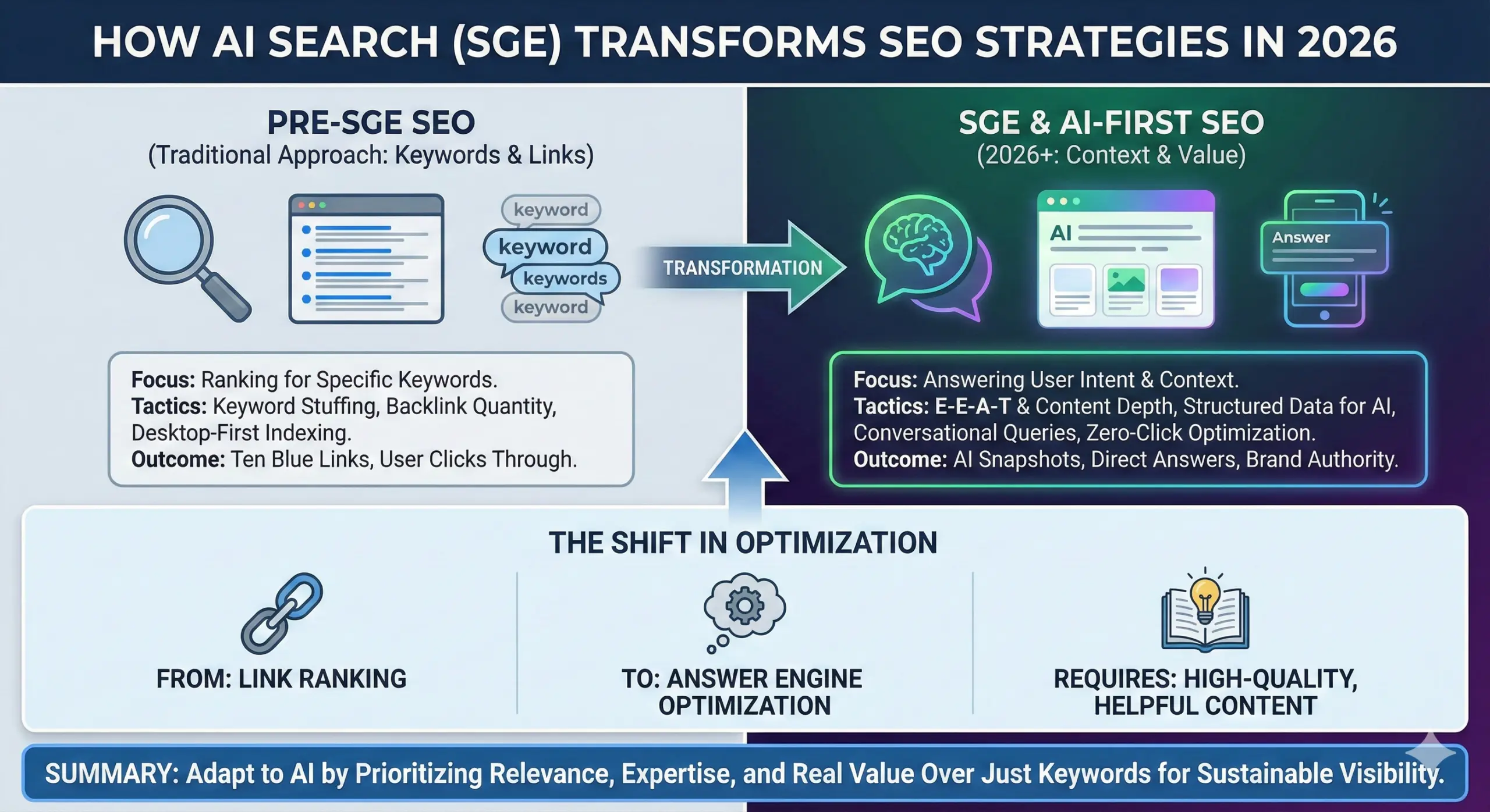 How AI Search (SGE) Will Change SEO Strategies in 2026