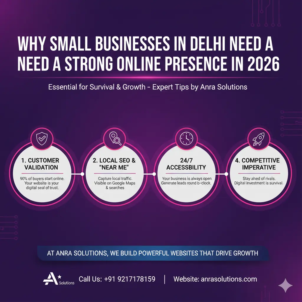 Why Small Businesses in Delhi Need a Strong Online Presence in 2026