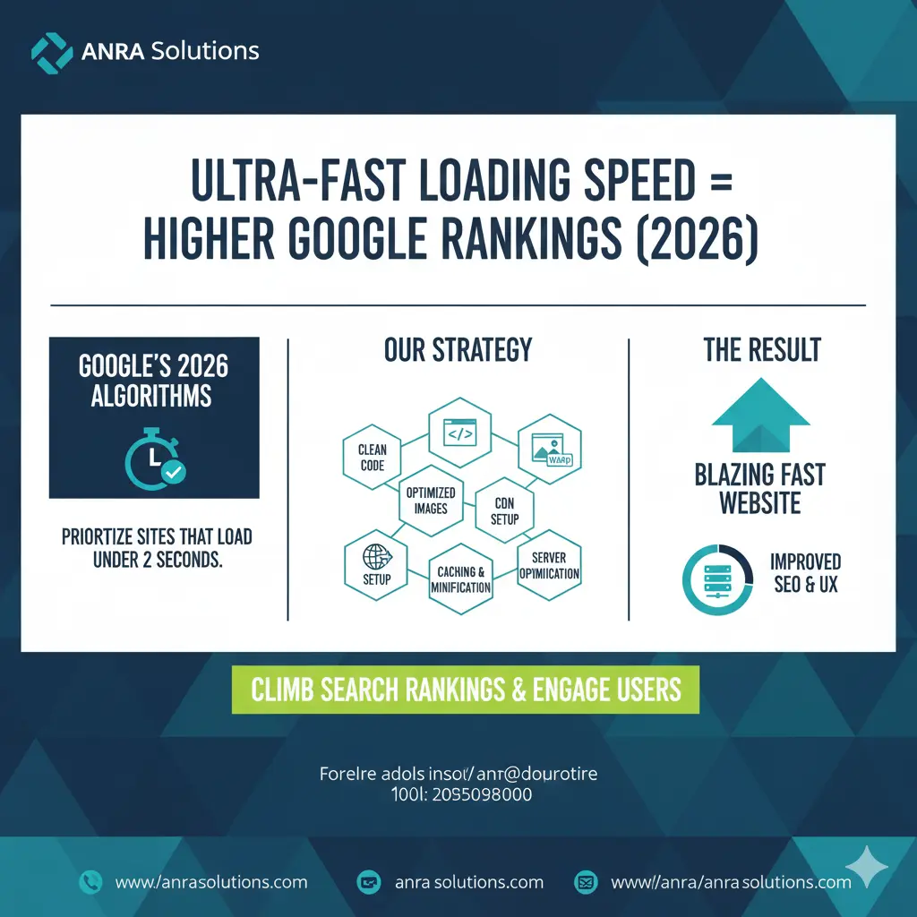 How Anra Solutions Builds SEO-Friendly Websites That Rank Faster in 2026