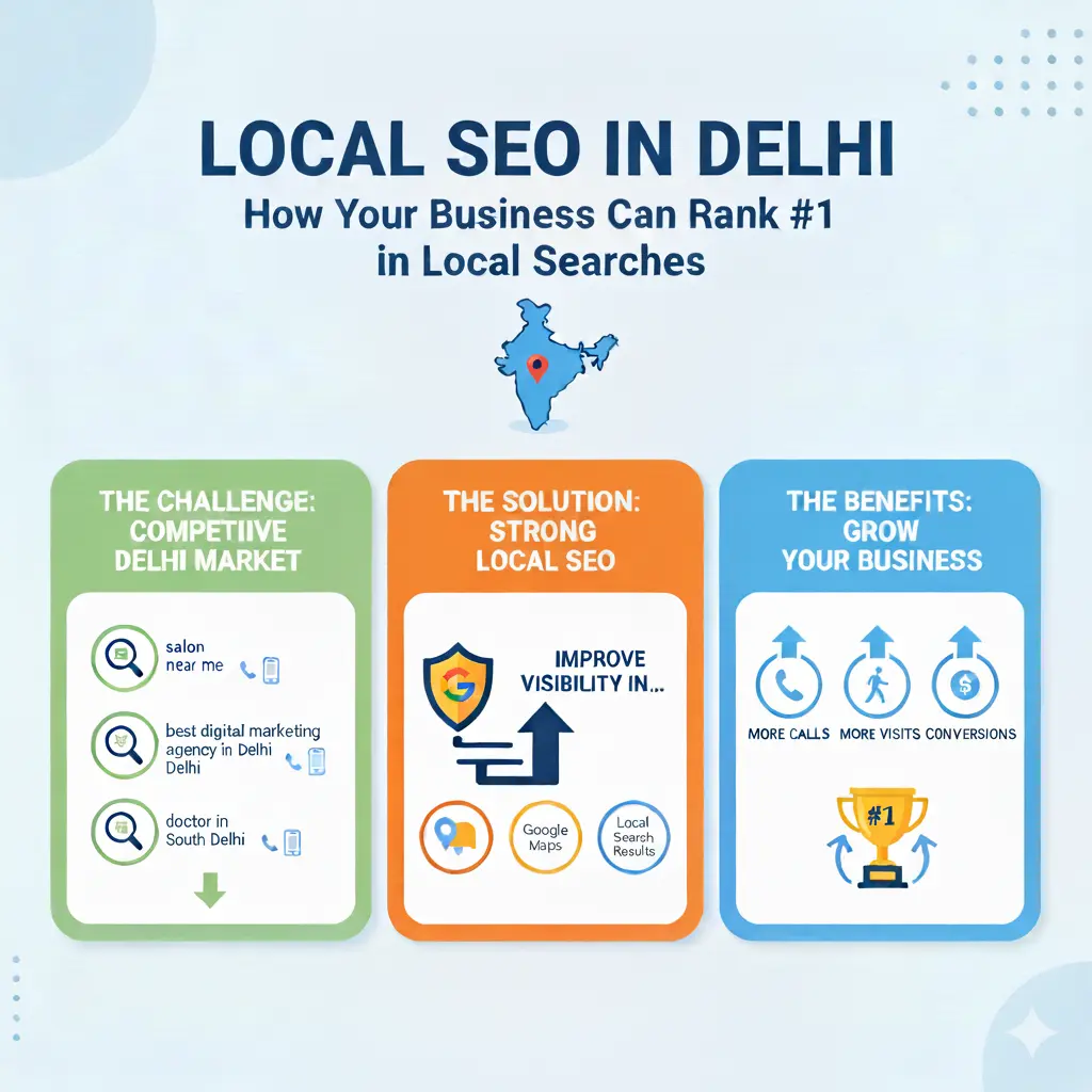 Local SEO in Delhi: How Your Business Can Rank #1 in Local Searches