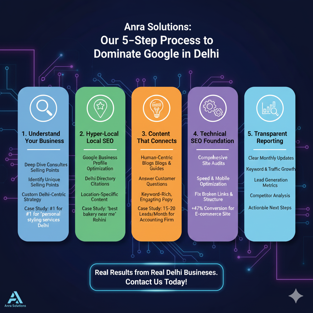 How Anra Solutions Helps Small Businesses Dominate Google Rankings in Delhi