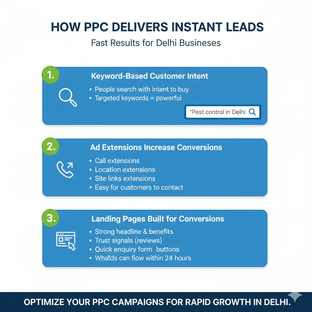 How PPC Advertising Can Bring Instant Leads for Your Delhi-Based Business