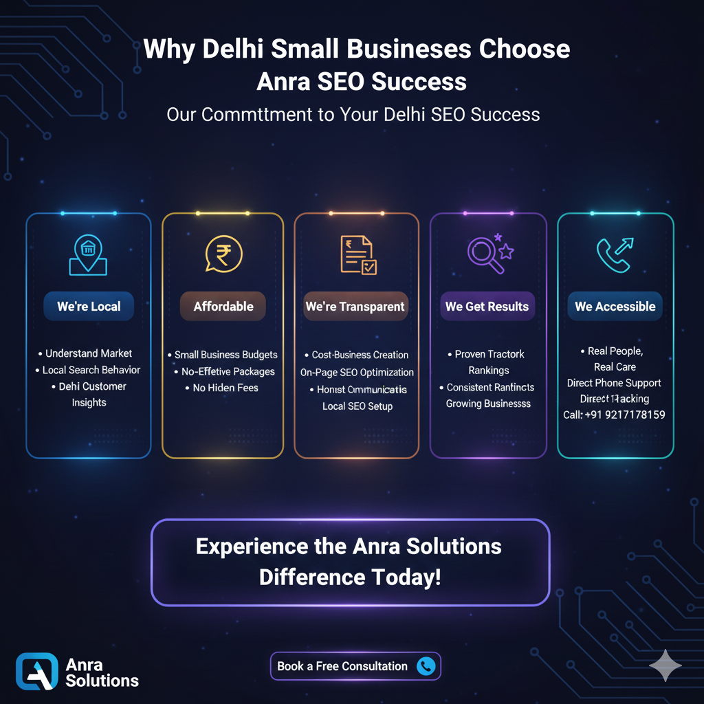 How Anra Solutions Helps Small Businesses Dominate Google Rankings in Delhi