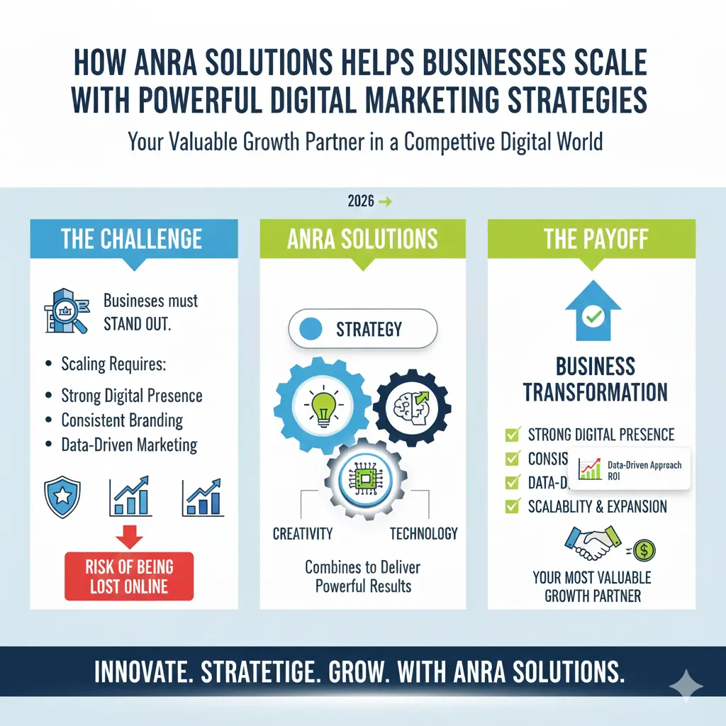 How Anra Solutions Helps Businesses Scale with Powerful Digital Marketing Strategies
