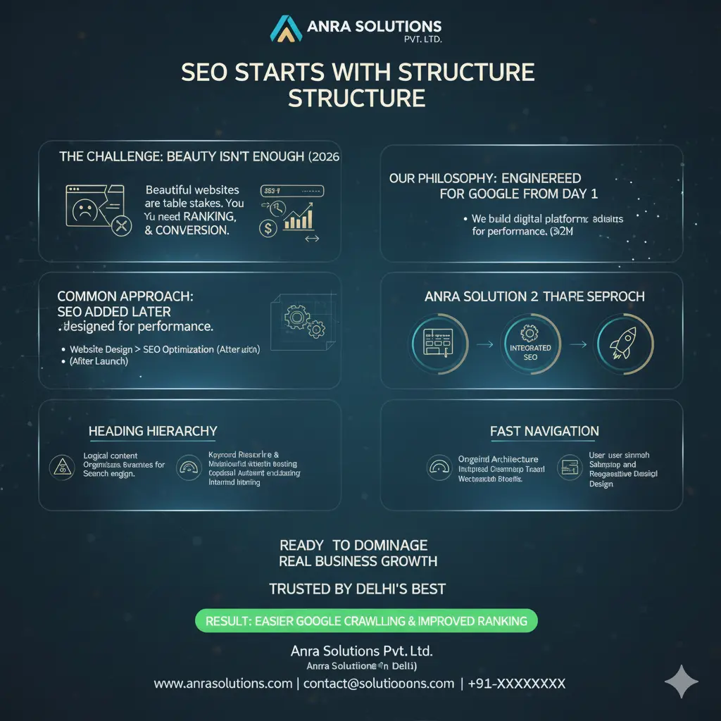 How Anra Solutions Builds SEO-Friendly Websites That Rank Faster in 2026