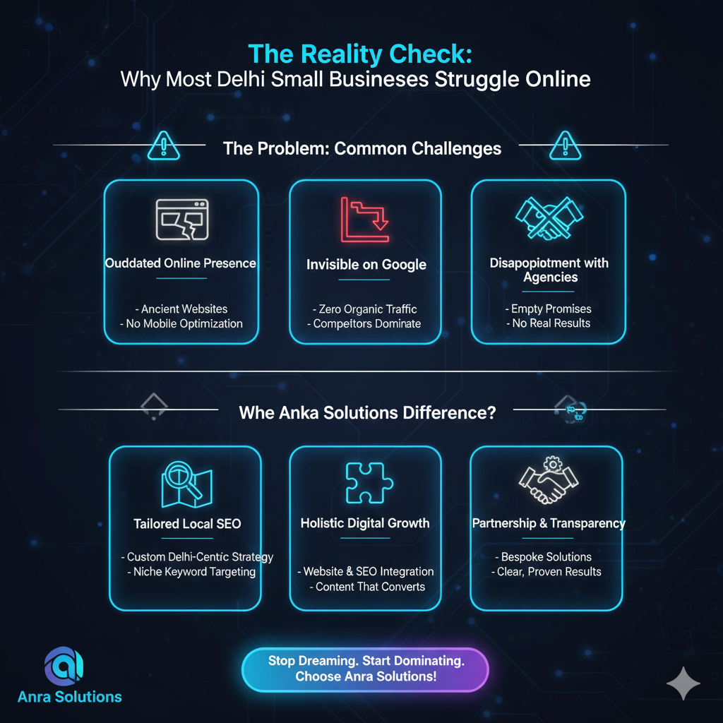 How Anra Solutions Helps Small Businesses Dominate Google Rankings in Delhi