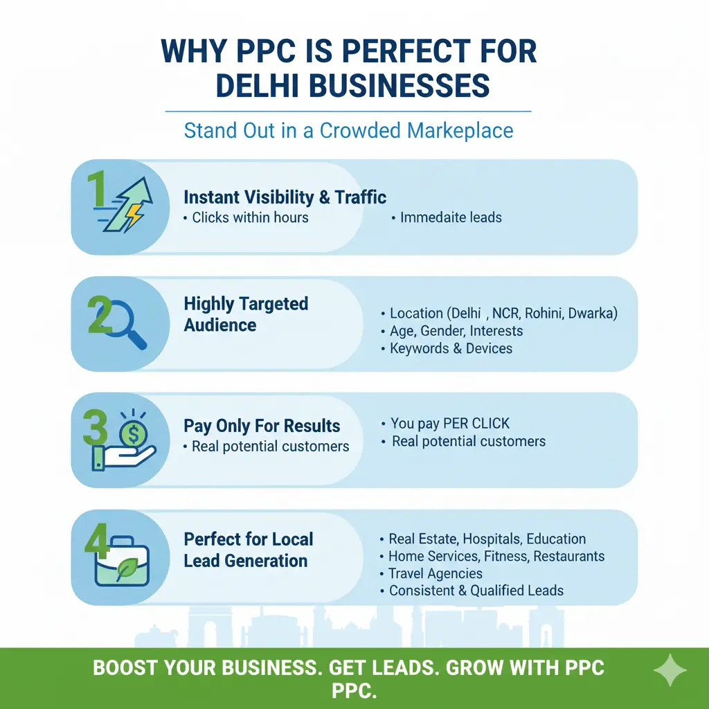 How PPC Advertising Can Bring Instant Leads for Your Delhi-Based Business