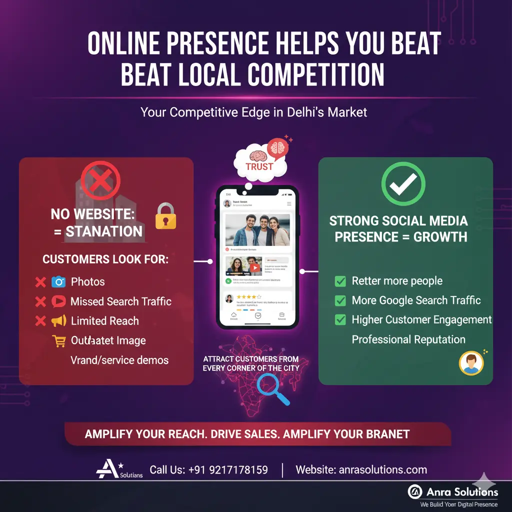 Why Small Businesses in Delhi Need a Strong Online Presence in 2026