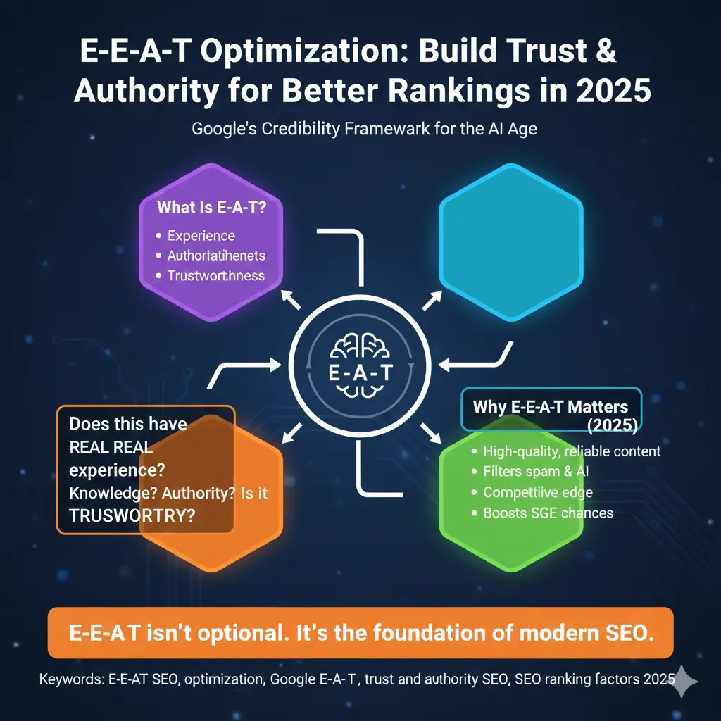 E-E-A-T Optimization How to Build Trust and Authority for Better Rankings in 2025