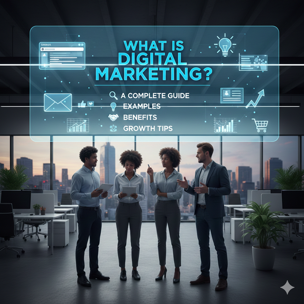 What Is Digital Marketing? A Complete Guide With Examples, Benefits & Growth Tips