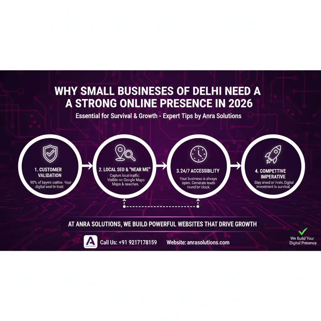 Why Small Businesses in Delhi Need a Strong Online Presence in 2026