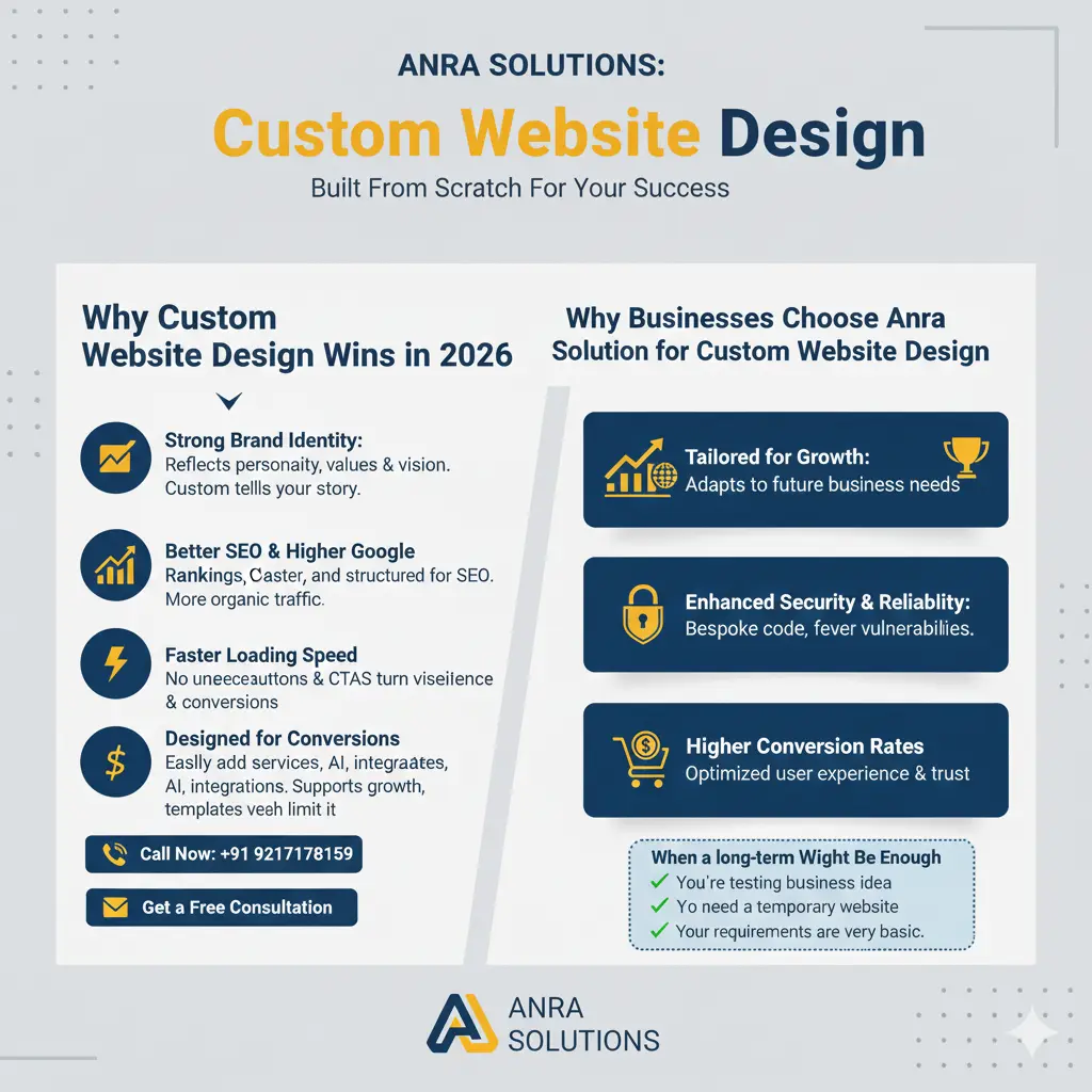 Custom Website Design vs Ready-Made Templates: What’s Better for Your Business in 2026?