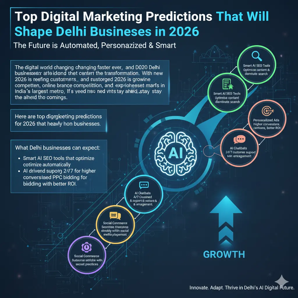 Top Digital Marketing Predictions That Will Shape Delhi Businesses in 2026
