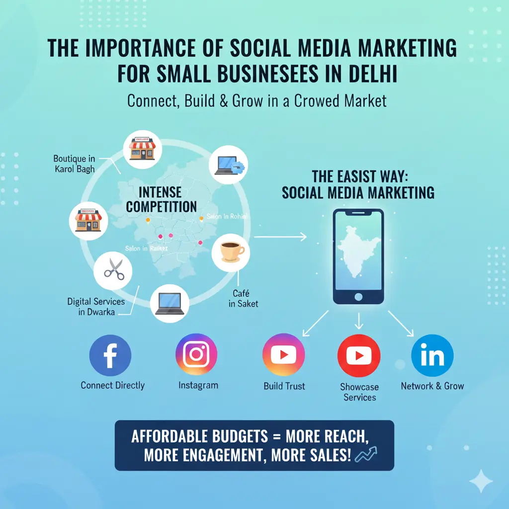 The Importance of Social Media Marketing for Small Businesses in Delhi