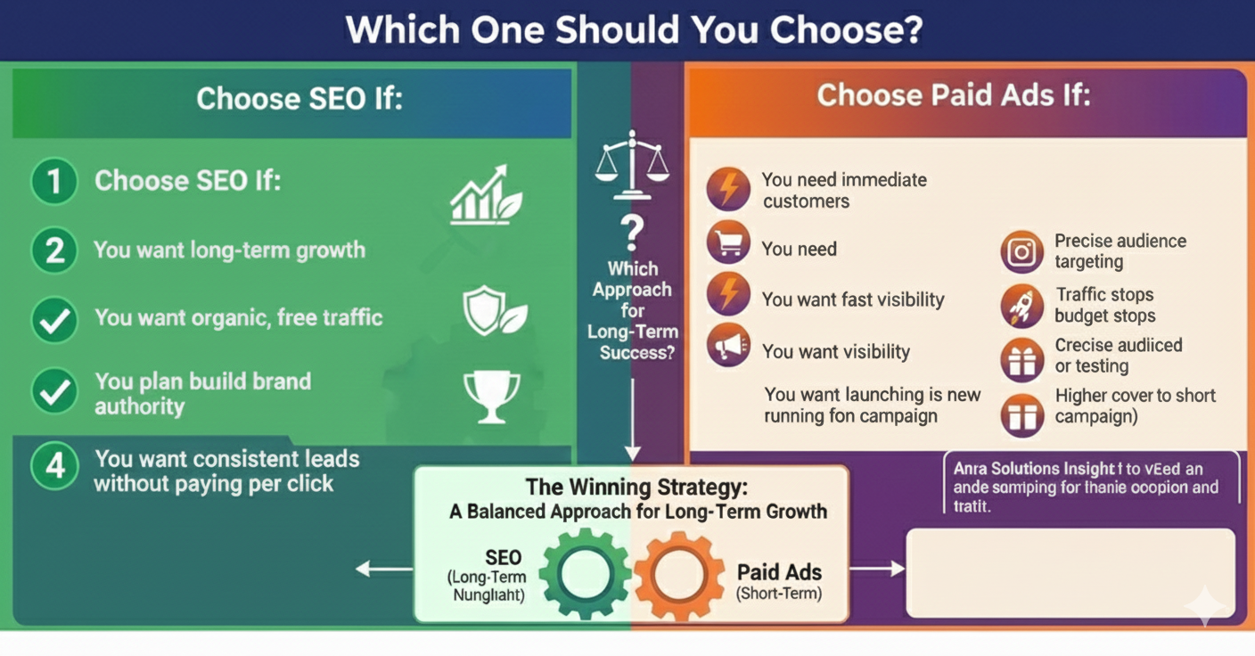 SEO vs Paid Ads: What’s Better for Long-Term Growth?