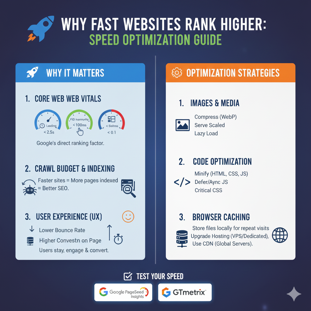 Why Fast Websites Rank Higher: Speed Optimization Guide