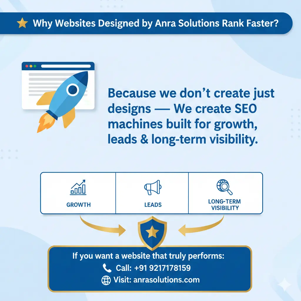 How Anra Solutions Builds SEO-Friendly Websites That Rank Faster in 2026