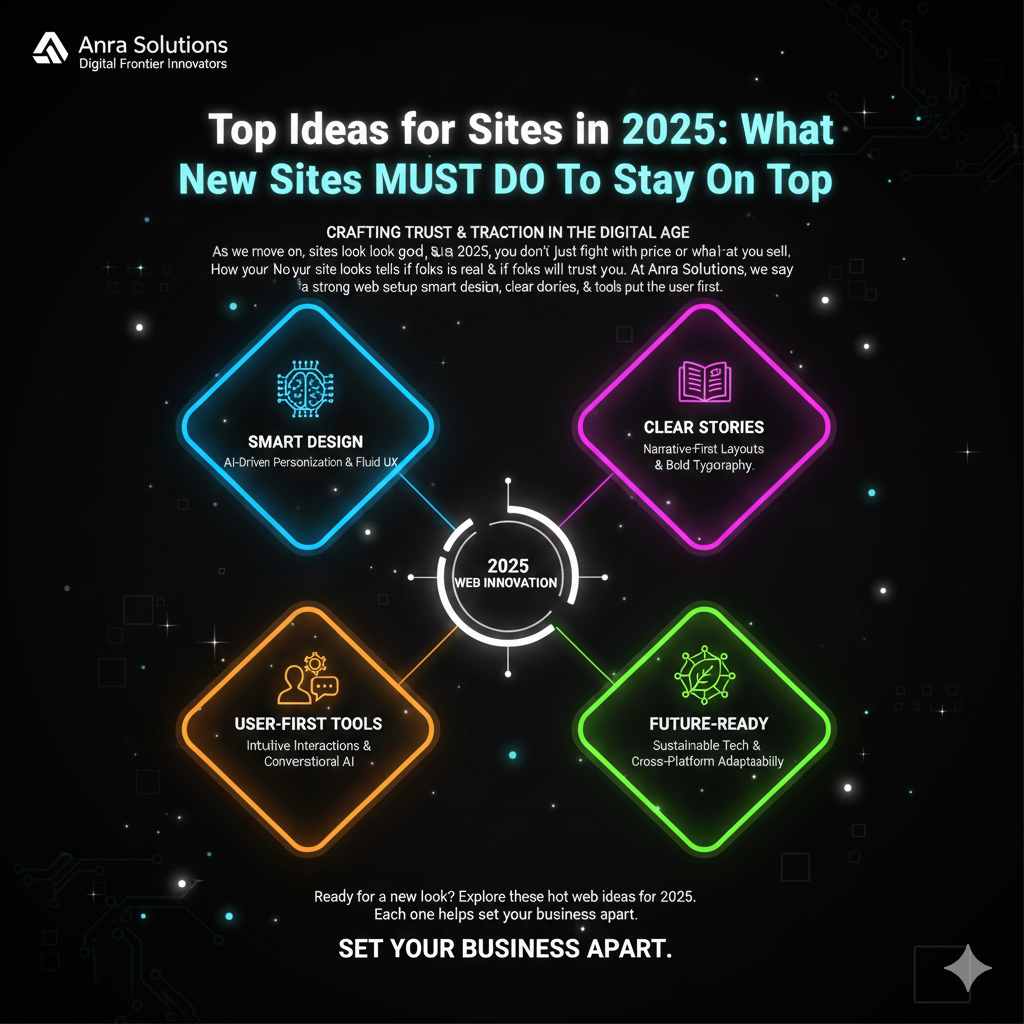 Top ideas for sites in 2025: What new sites must do to stay on top | Anra Solutions
