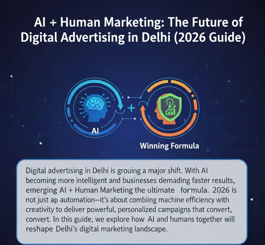 AI + Human Marketing: The Future of Digital Advertising in Delhi
