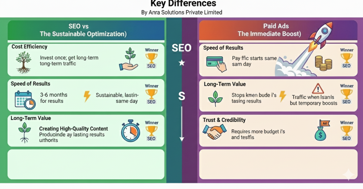 SEO vs Paid Ads: What’s Better for Long-Term Growth?