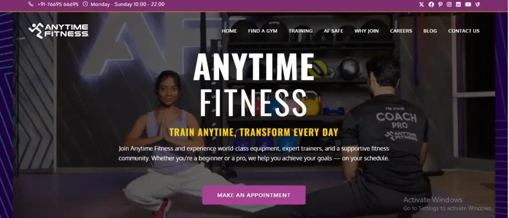 Any Time Fitness Pushkar Enclave